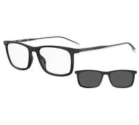 Hugo Boss Man BOSS 1150/CS 003/IR Sunglasses Plastic Black-opaque Grey Squared Clip-on