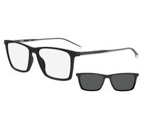 Hugo Boss Man BOSS 1151/CS 003/IR Sunglasses Plastic Black-opaque Grey Squared Clip-on