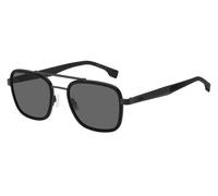 Hugo Boss Man BOSS 1486/S 003/2K Sunglasses Steel Black-opaque Grey Round Anti-glare Anti-glare