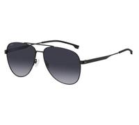 Aviator Matte Black Dark Grey Gradient BOSS 1641/S Hugo Boss Black One Size