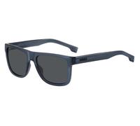 Hugo Boss Man BOSS 1647/S PJP/IR Sunglasses Injected Blue Grey Squared