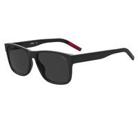 Hugo Boss Man HG 1260/S 807/IR Sunglasses Acetate Black Grey Squared