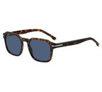 Hugo Boss Man Hugo Boss BOSS 1627/S 086/KU Sunglasses Acetate Havana Blue Squared