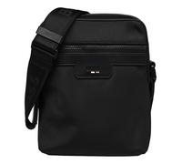 HUGO BOSS Men Crossbody Bag Front Logo ZIP 50536169 Black Mini Synthetic