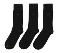 BOSS Hugo Men's Threepack Rs Sp Calf Socks, Black (Black 001), 43/46
