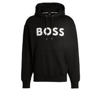 Hugo Boss Men’s Hoodie Oversized Fit Black Casual Sweatshirt