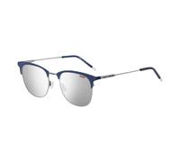 Hugo Boss Mens 1208 0KU0 Mirrored Sunglasses - Blue/Silver - Blue/Silver - One Size