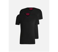 Hugo Boss Men's 2 Pack of V-Neck T-Shirts - Black