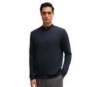 Hugo Boss Mens 2025 Skiles 43 Full Zip Knitted Texture Warm Sweater