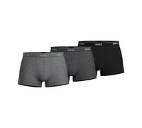 Hugo Boss Men's 3-pack Cotton Trunk3 ?????3? ? ???paquete De 3 Baúles De Algodón.3 ???????????? ?? ?????? ?????3er Trunks, New Grey/Charcoal/Black, S UK