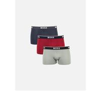 Hugo Boss Men's 3-Pack Power Boxer Trunks, Red/Navy - Grey - Size: 32/30/31