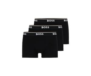 Hugo Boss Men's 3-pack Stretch Cotton Regular Fit Trunkstrunk 3p Co/El 10146061 013? ???? ? ??? ???3 ????????????3 Trunks, Black, M UK