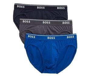 Hugo Boss Men's 3p Us Co 10145963 01brief Us Co Us Co Us Co 1014596 Briefs, True Blue/Sky Captain/Forged Iron, L UK