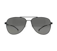 Hugo Boss Men's Aviator Black Ruthenium Grey Polarized BOSS 1641/S Hugo Boss Black One Size