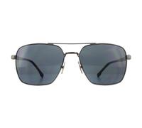 Hugo Boss Men's Aviator Dark Ruthenium Black Grey BOSS 1045/S Hugo Boss Black One Size