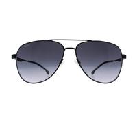 Hugo Boss Men's Aviator Matte Black Dark Grey Gradient BOSS 1641/S Hugo Boss Black One Size
