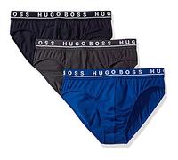 Hugo Boss Men's Blochzon 3P Briefs, True Blue/Sky Captain/Forged Iron, XL UK