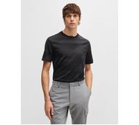 Hugo Boss Men's C-Thompson 35 Two-Tone Jacquard T-Shirt - Black