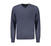 Hugo Boss Mens Casual Vneck Cotton Sweater - Dark Grey - Size 3XL