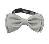 Hugo Boss Mens Classic Bow Tie - Silver - Silver - One Size