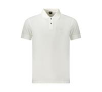 Hugo Boss Mens Classic Fit Polo Short Sleeve - Ivory Cotton - Size Medium