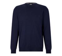 Hugo Boss Black Mens Botto-l Crew Neck Knitwear Dark Blue Cotton - Size 3XL