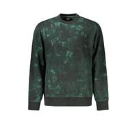 Hugo Boss Mens Crew Neck Sweatshirt 50477220 - Dark Green Cotton - Size Small