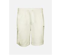 Hugo Boss Men's "Dayono" Relaxed-fit shorts in cotton terry with logo print, Natural - White - Size: SMALL