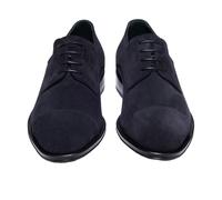 Hugo Boss Mens Derrek Leather Derby Shoes - Dark Blue - Dark Blue - 12 UK