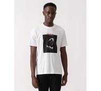 Hugo Boss Mens Dobero T-Shirt in White Cotton - Size Medium