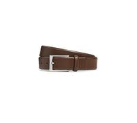 HUGO Boss Men's Gellot Grainy Leather Belt, Dark Brown, 40