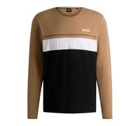 Hugo Boss Mens Logo Long-Sleeved T-Shirt - Black - M - Black