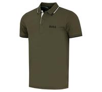 Hugo Boss Mens Paddy Pro BOSS Contrast Polo Shirt - Open Green - L