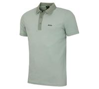 HUGO BOSS Mens Paule Rib Moisture Wickin Polo Shirt - Open Green - M