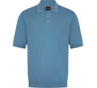 Hugo Boss Mens Polo Shirt BOSS Asac P Short Sleeved Knit Polo in Blue