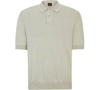 Hugo Boss Mens Polo Shirt BOSS Asac P Short Sleeved Knit Polo in Light Beige