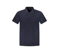 Hugo Boss Mens Polo Shirt Casual Top - Dark Blue Cotton - Size X-Large