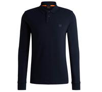 Hugo Boss Mens Polo Shirt Long Sleeve Passerby BOSS Polo in Black