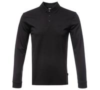 BOSS Men's Long Sleeve Pado 30 Polo Shirt - Black - Size: Regular/40