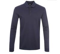 Boss Pado 30 Long Sleeve Polo Blue M Man