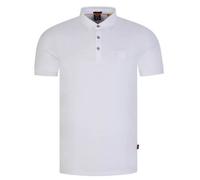 Boss Passenger logo-patch cotton-blend piqué polo top - White white 3X Large