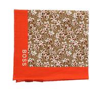 Hugo Boss Mens Printed Pocket Square - Beige - One Size - Beige