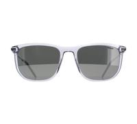 Hugo Boss Men's Rectangle Crystal Silver Flash HG 1204/S in Clear Hugo Boss Clear One Size