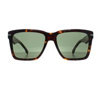 Hugo Boss Men's Rectangle Havana Green BOSS 1745/S in Brown Hugo Boss Brown One Size