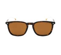 Hugo Boss Mens Rectangular Sunglasses - Havana Brown - One Size - 100% Mixed