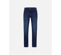 BOSS Mens Regular Fit Re.Maine BC-C Jeans - Colour: 406 Dark Blue - Size: 34R