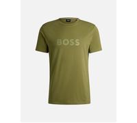 Hugo Boss Men's Regular Fit T-Shirt, Medium Green - Tan