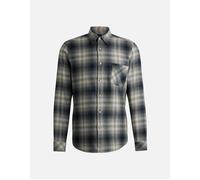 BOSS Mens Rickert M Checked Regular-fit Shirt in Cotton Flannel