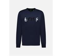 Hugo Boss Men's Salbo Mirror Crewneck Sweatshirt Navy - Size: 36