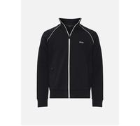 Hugo Boss Men's Skaz Funnel Neck Zip Up Black Sweatshirt
